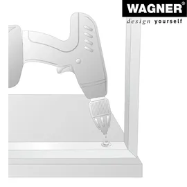 Wagner Designrahmen 400 mm x 300 mm Schwarz