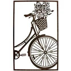 Signes Grimalt  Statuetten und Figuren Fahrrad-Wandornament  in Grau, Einheitsgrösse