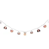 MARELIDA LED Lichterkette 0,9 m Kunststoff 10 Tiere Bunt