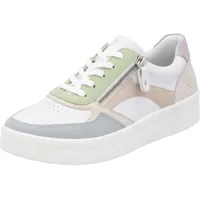 REMONTE Damen D0J01 Sneaker Low, Weiss 87, 40 EU
