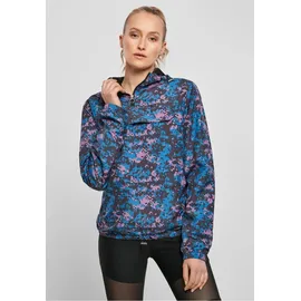 URBAN CLASSICS Damen Jacke Ladies Camo Pull Over Jacket Digital Duskviolet Camo-XS
