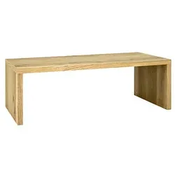 HAKU Möbel Couchtisch, 40cm (H), 120x60cm (BxT), rechteckig, eiche / eiche 4001070156242 HAKU Möbel