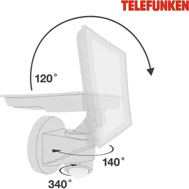 Telefunken LED Außen-Wandleuchte 304406TF