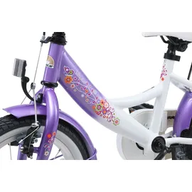 Bikestar Classic 14" lila/weiß Rücktrittbremse