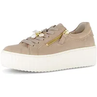 Gabor Plateausneaker Damen Beige 39