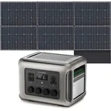 Allpowers - R2500 Solargenerator Mit 600w Solarpanel, 4x 2500w Ac Steckdosen (4000w Spitze), 2016wh Lifepo4 Akku Tragbare Powerstation Für Stromausfall, Camping, Wohnmobil, Wohnwagen Und Notfälle