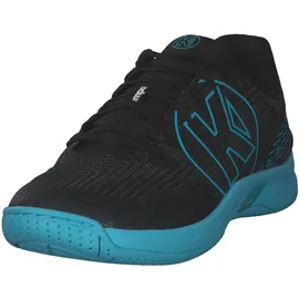 Kempa Herren Attack Two 2.0 Handballschuh, Schwarz/Aqua, 42 EU