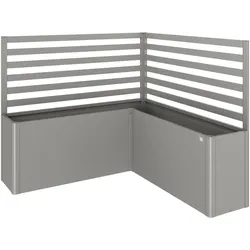 Biohort Rankgitter für Hochbeet (2 Stück, für L-Form) L Form quarzgrau-metallic