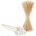 BigDean Stockbrotspieße 90 cm Bambus beige