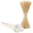 BigDean Stockbrotspieße 90 cm Bambus beige