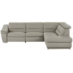 meinSofa Ecksofa  Ivonne , grau , Maße (cm): B: 294 H: 84 T: 245.0