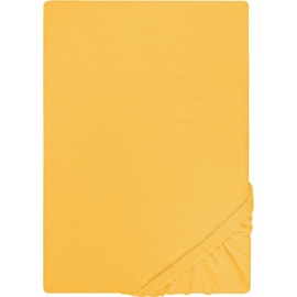 Castell Spannbettlaken Jersey 90 x 190 - 100 x 200 cm gelb