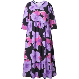 Ulla Popken Maxikleid A-Linie Schwarz 42/44