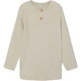 NAME IT Jungen Nmmkab Ls Top Noos Langarm Shirt, Peyote Melange, 122-128