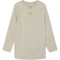 NAME IT Jungen Nmmkab Ls Top Noos Langarm Shirt, Peyote Melange, 122-128