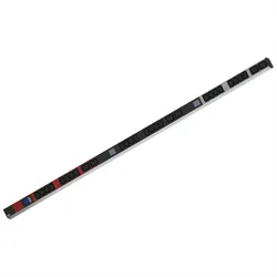 BACHMANN BN0500 19 PDU 1HE 24xC13 6xC19, Leistungsmessung, Anschluss CEE 3x16A, rot"