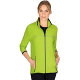 TRIGEMA Trainingsjacke TRIGEMA Praktische Sportjacke aus Microfaser (1-St) gelb XL