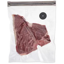 caso® Vacu Zip Bags Vakuumierbeutel für Lebensmittel 1294 transparent