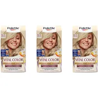3x Poly Palette Vital Color Intensive Creme-Haarfarbe 10-11 Silberblond EA802658