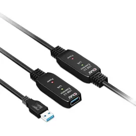 Club 3D USB 3.2 Gen1 aktives Kabel 15m St./B. 28AWG schwarz