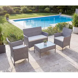 MCW Hamar Set 4-tlg. grau/creme