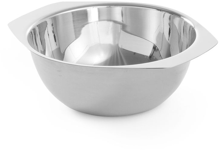 Gastro Beilagen-/ Suppenschüssel Edelstahl 0,35 Liter | Mindestbestellmenge 4 Stück