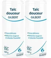 Gilbert Talc douceur Poudre 2x100 g