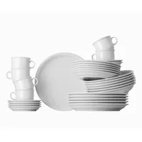Thomas Porzellan Kombiservice Kombiset 30-tlg. - TREND Weiß - 1 Set (30-tlg), 6 Personen, Porzellan weiß
