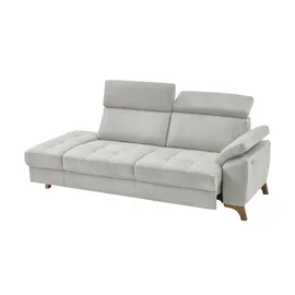 meinSofa Recamiére Chloris ¦ grau ¦ Maße (cm): B: 221 H: 107 T: 102.0