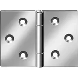 Vormann Tür-Scharnier breit B90xH60mm,gerollt verzinkt