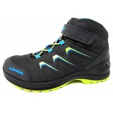 Lowa Maddox GTX Mid Kinder graphit/limone 33