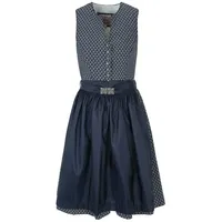 MarJo Dirndl Karine (1-tlg) Drapiert/gerafft blau 34