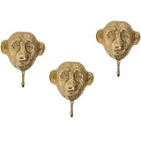 Riess Ambiente Invicta Three Apes Kleiderhaken (3er Set) 20 x 25 x 8 cm - Gold - 40388