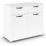 Rauch Kombikommode »Cottage by Aditio«, in skandinavischem Landhausstil, 2 Schubladen mit Softclose-Funktion