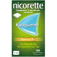 Nicorette 2 mg freshfruit Kaugummi 4 x 105 Stück
