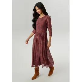 Aniston SELECTED Midikleid Braun Floral 44
