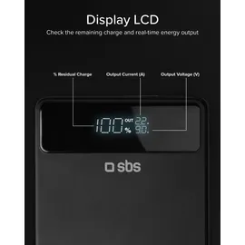 SBS TTBB20000PD100W, 20.000 mAh 100 Watt, Schwarz