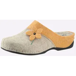 Hausschuh CASUAL LOOKS, Damen, Gr. 39, gelb, Wolle, Polyester, modisch, Schuhe