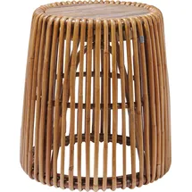 Tom Tailor HOME »T-RATTAN SIDE TABLE HIGH«, hoher Beistelltisch aus Rattan mit Platte aus recycletem Teakholz,