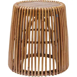 Tom Tailor HOME »T-RATTAN SIDE TABLE HIGH«, hoher Beistelltisch aus Rattan mit Platte aus recycletem Teakholz,