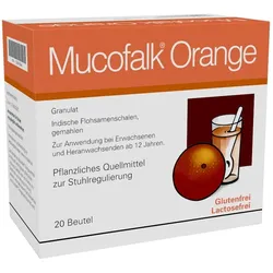 Mucofalk Orange Beutel 20 St Granulat zur Herstellung einer Suspension zum Einnehmen