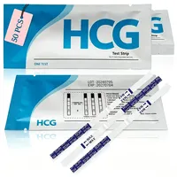 JININOSEU 50 Stück Schwangerschaftstest Frühtest 10mIU/ml, Ultraempfindlicher Pregnancy Test mit Schnelles Test, Zuverlässigen Ergebnissen für zu Hause