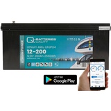 Quality Batteries Q-Batteries Lithium Akku 12-200 12,8V 200Ah 2560Wh LiFePO4 Batterie mit Bluetooth