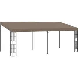 vidaXL Wand-Pavillon 3 x 6 m Taupe