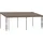 vidaXL Wand-Pavillon 3 x 6 m Taupe