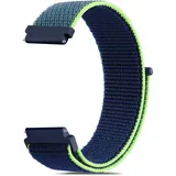 Vancle Uhrenarmband 22mm Herren Damne, 22mm Velcro Klettverschluss Armbänder Weich Nylon Ersatzarmband für Uhren Zubehör mit Schnellverschluss Watch Band für Männer Frauen
