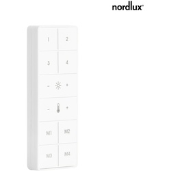 Nordlux SmartHome Hand-Fernbedienung REMOTE SMART, IP20, 4 Gruppen+Szenen, inkl. Wandhalterung, weiß NORD-2015700001