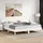 vidaXL Massivholzbett 180 x 200 cm Weiß
