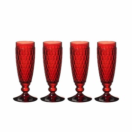 Villeroy & Boch Boston Coloured Sektglas 145 ml rot 4er Set Gläser