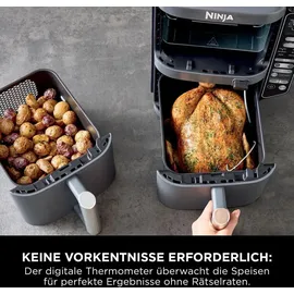 Ninja Double Stack XL SL451EU 9,5 l grau mit Smart Cook System